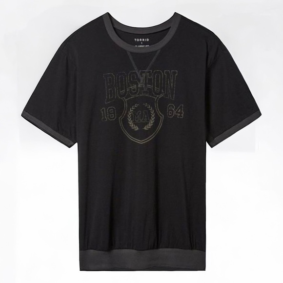 New Torrid Boston Tee - Picture 1 of 4